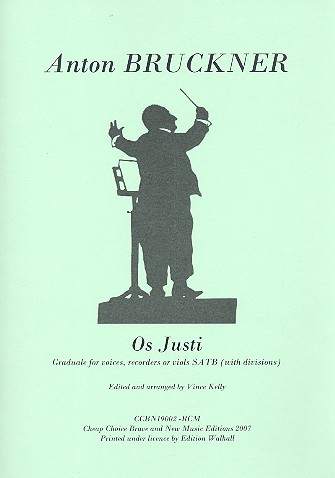 Os Justi  for 4 voices (recorders/viols/SATB)  score and parts