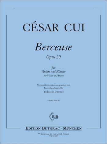 Berceuse op.20  für Violine und Klavier  