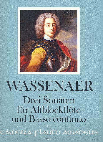 3 Sonaten&nbsp;&nbsp;für Altblockflöte und Bc&nbsp;&nbsp;