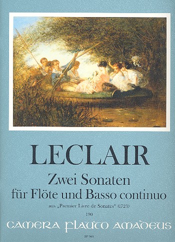 2 Sonaten aus Premier livre de sonates  für Flöte und Bc  