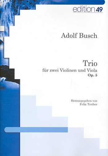 Trio op.5 für 2 Violinen und Viola  Partitur  