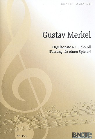 Sonate d-Moll Nr.1  für Orgel  