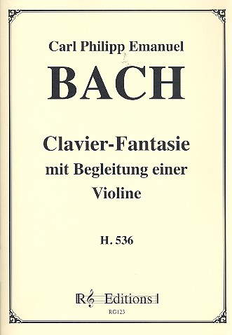 Klavier-Fantasie mit Begleitung einer  Violine H536 für Violine und Klavier  