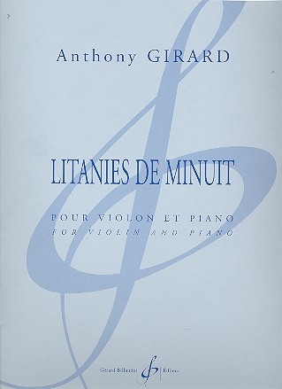 Litanies de Minuit  pour violon et piano  