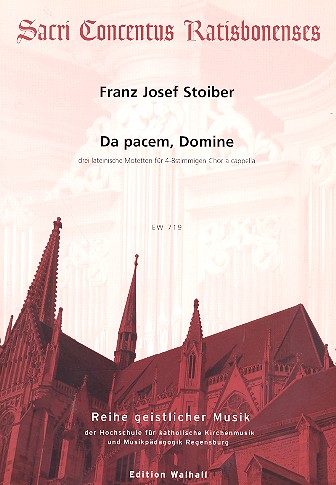 Da pacem Domine&nbsp;&nbsp;für gem Chor a cappella&nbsp;&nbsp;Partitur