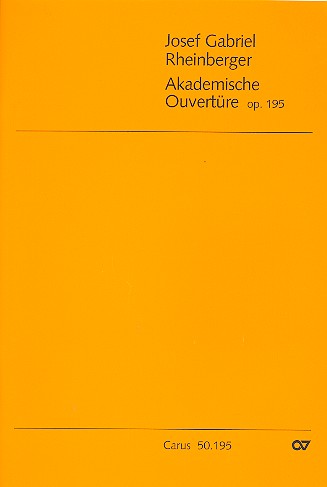 Akademische Ouvertüre op.195&nbsp;&nbsp;für Orchester&nbsp;&nbsp;Partitur