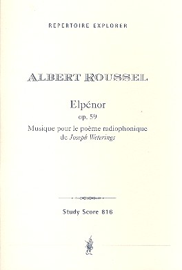Elpénor op.59 für Flöte, 2 Violinen,  Viola und Violoncello  Studienpartitur