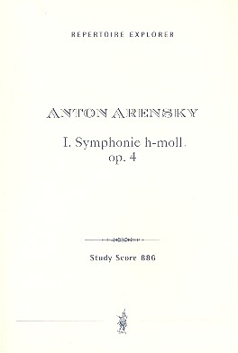 Sinfonie h-Moll Nr.1 op.4 für Orchester  Studienpartitur  