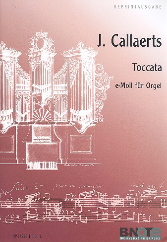 Toccata e-Moll&nbsp;&nbsp;für Orgel&nbsp;&nbsp;