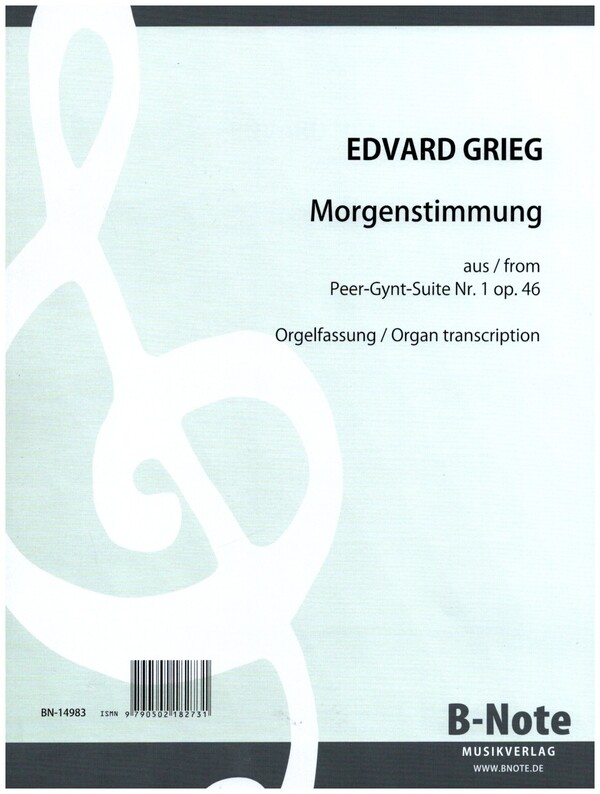 Morgenstimmung&nbsp;&nbsp;für Orgel&nbsp;&nbsp;