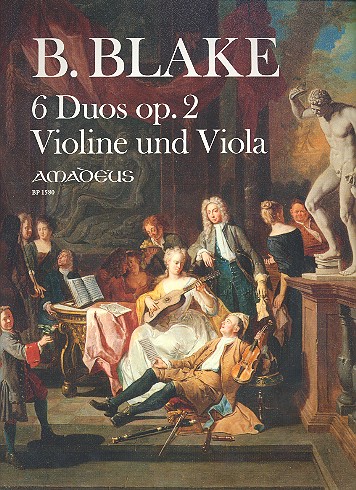 6 Duos op.2 für Violine und Viola  Partitur und Stimmen  