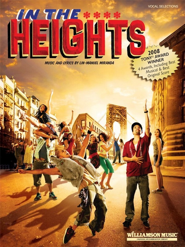 In the Heights vocal selections&nbsp;&nbsp;songbook piano/vocal/guitar&nbsp;&nbsp;