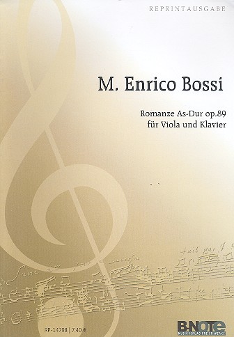 Romanze As-Dur op.89 für Viola  (Violoncello) und Klavier  