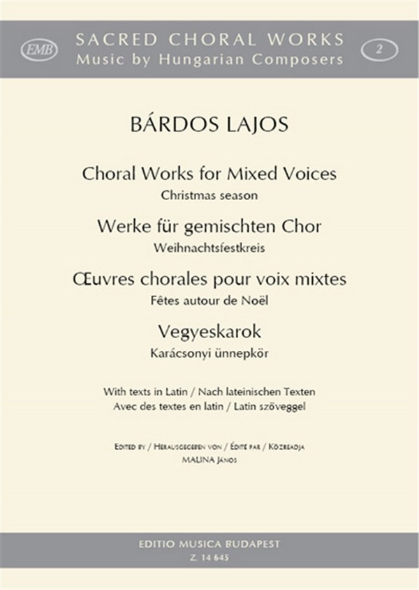 Weihnachtsfestkreis für gemischten Chor  a cappella  Partitur (lat)