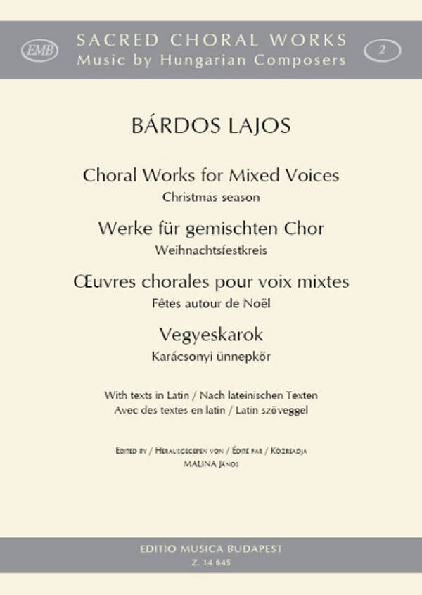 Weihnachtsfestkreis für gemischten Chor  a cappella  Partitur (lat)