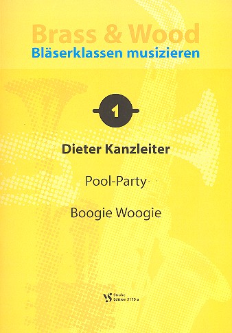 Brass & Wood Band 1 für Bläserklassen  (Blasorchester)  Partitur und Stimmen (Kopiervorlagen)