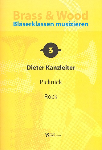 Brass & Wood Band 3 für Bläserklassen  (Blasorchester)  Partitur und Stimmen (Kopiervorlagen)