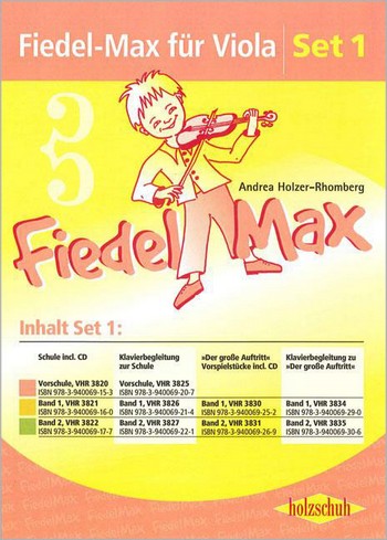 Fiedel-Max Viola Set 1  (enthält die Bände 1 und 2)  