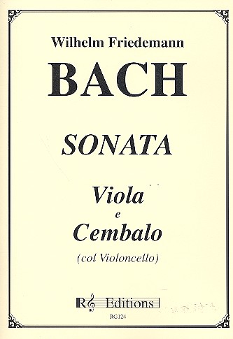 Sonate&nbsp;&nbsp;für Viola und Cembalo (Violoncello als Bc)&nbsp;&nbsp;Stimmen