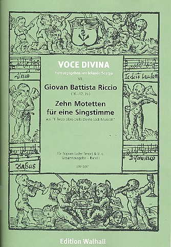 10 Motetten  für Sopran (Tenor) und Bc  3 Spielpartituren (Bc nicht ausgesetzt)