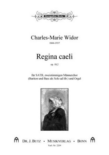 Regina caeli op.18,2  für gem Chor, 2stimmigen Männerchor (Soli) und Orgel  Partitur