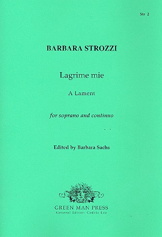 Lagrime mie  for soprano and Bc  