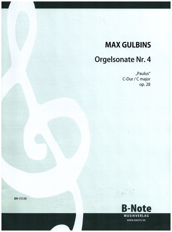 Sonate C-Dur op.28  für Orgel  