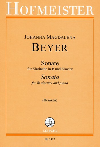 Sonate für Klarinette und Klavier&nbsp;&nbsp;&nbsp;&nbsp;