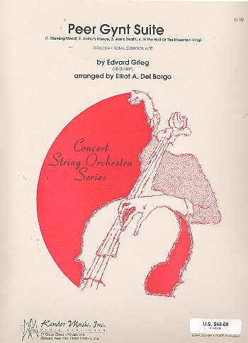 Peer Gynt Suite&nbsp;&nbsp;for string orchestra (piano ad lib)&nbsp;&nbsp;score and parts (8-8-5-5-5)