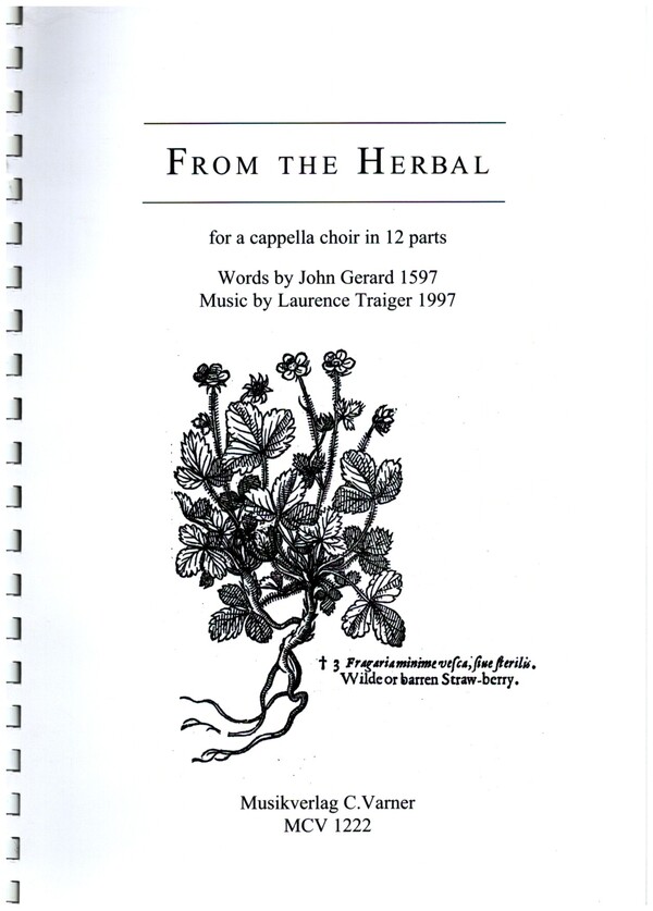 From the Herbal für gem Chor a cappella  (12-stimmig)  Partitur