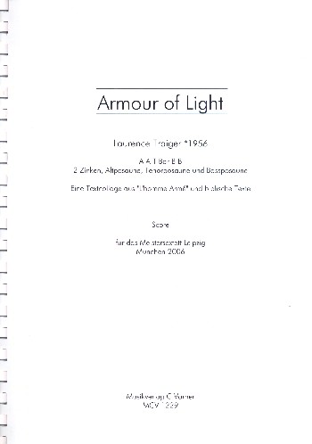 Armour of Light für gem Chor (AATBarBB),  2 Zinken und 3 Posaunen  Partitur