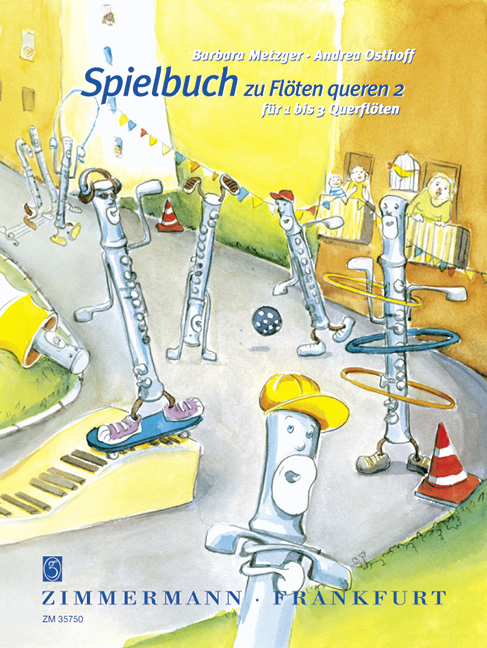 Spielbuch zu 'Flöten queren' Band 2&nbsp;&nbsp;für 1-3 Flöten&nbsp;&nbsp;Spielpartitur