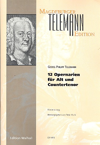 12 Opernarien für Alt (Countertenor) und Orchester  für Alt (Countertenor) und Klavier  