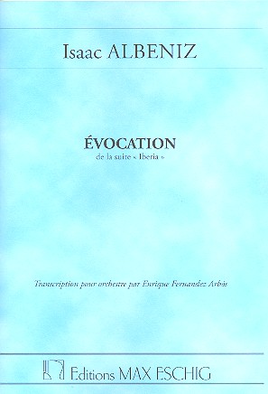 Evocation pour orchestre  partition de poche  