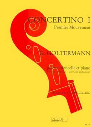 Concertino no.1 op.14 premier mouvement  pour violoncelle et piano  