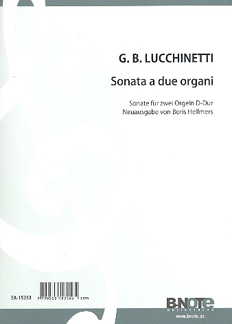 Sonata a due organi (Orgel/Klavier oder&nbsp;&nbsp;Orgel/Cembalo)&nbsp;&nbsp;