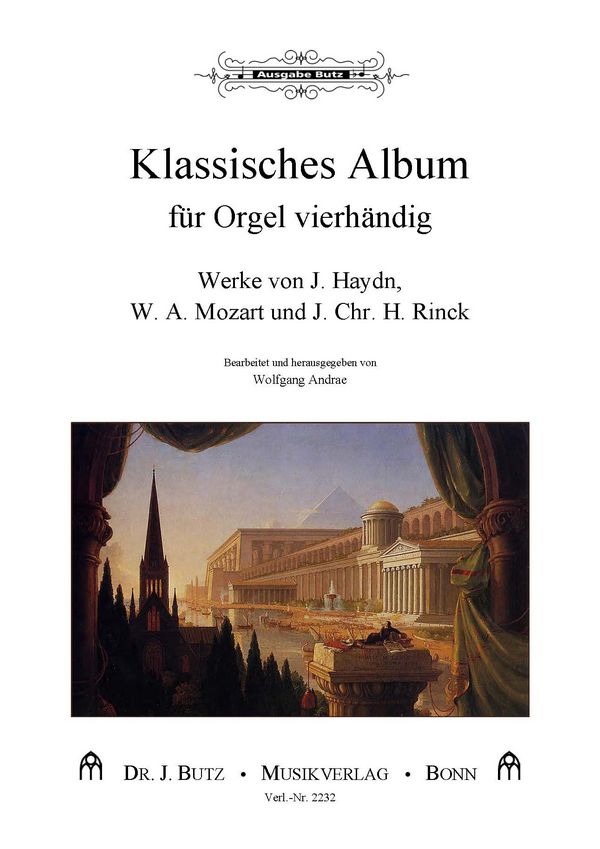 Klassisches Album&nbsp;&nbsp;für Orgel zu 4 Händen&nbsp;&nbsp;Spielpartitur