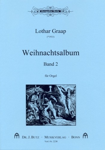 Weihnachtsalbum Band 2&nbsp;&nbsp;für Orgel&nbsp;&nbsp;