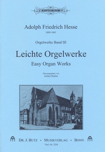 Orgelwerke Band 3 Leichte Orgelwerke  für Orgel  