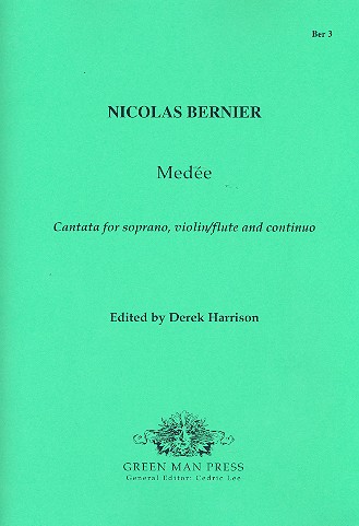 Medée for soprano, violin (flute) and Bc  part  