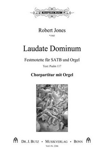 Laudate dominum&nbsp;&nbsp;für gem Chor und Orgel&nbsp;&nbsp;Partitur (lat)
