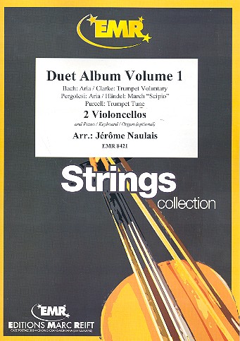 Duet Album vol.1 for 2 violoncellos&nbsp;&nbsp;(piano/keyboard/organ ad lib)&nbsp;&nbsp;2 scores