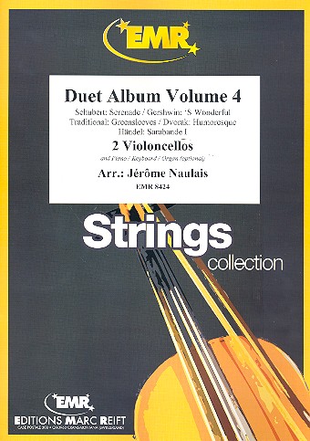 Duet Album vol.4 for 2 violoncellos&nbsp;&nbsp;(piano/keyboard/organ ad lib)&nbsp;&nbsp;2 scores