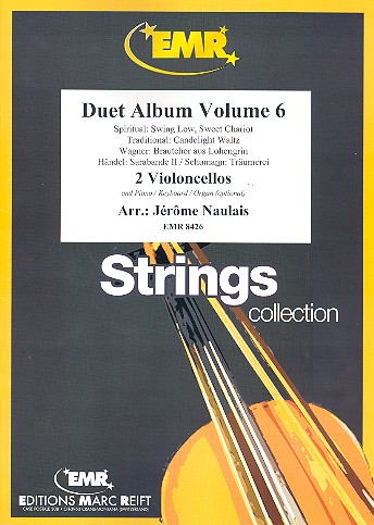 Duet Album vol.6 for 2 violoncellos&nbsp;&nbsp;(piano/keyboard/organ ad lib)&nbsp;&nbsp;2 scores