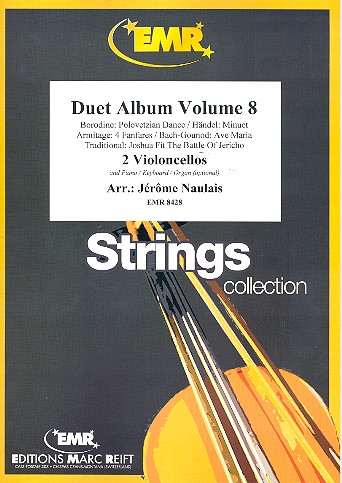 Duet Album vol.8 for 2 violoncellos&nbsp;&nbsp;(piano/keyboard/organ ad lib)&nbsp;&nbsp;2 scores