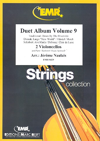 Duet Album vol.9 for 2 violoncellos&nbsp;&nbsp;(piano/keyboard/organ ad lib)&nbsp;&nbsp;2 scores