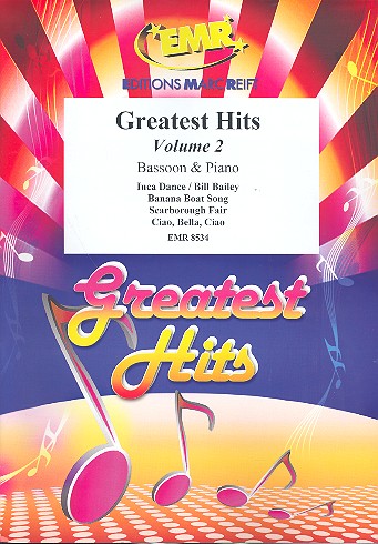 Greatest Hits Band 2: für Fagott und Klavier&nbsp;&nbsp;(Percussion ad lib)&nbsp;&nbsp;