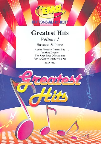 Greatest Hits Band 1: für Fagott und Klavier&nbsp;&nbsp;(Percussion ad lib)&nbsp;&nbsp;