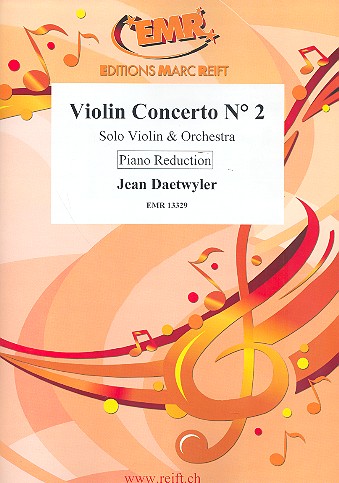 Konzert Nr.2 für Violine und Orchester  für Violine und Klavier  