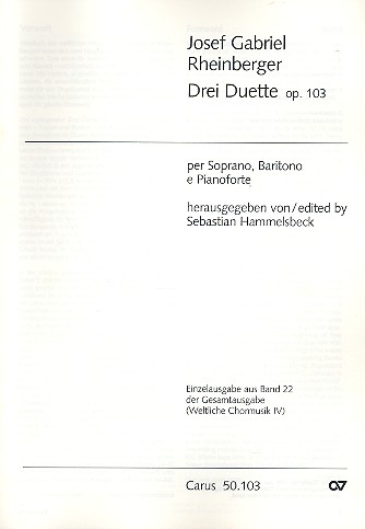 3 Duette op.103